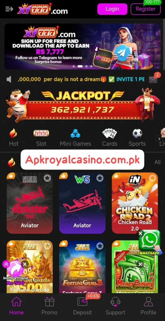 XF 777 online game app